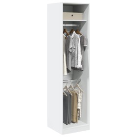 White plywood wardrobe 50x50x200 cm by , Wardrobes - Ref: Foro24-3307783, Price: 139,63 €, Discount: %