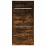 Armario madera contrachapada color roble ahumado 100x50x200 cm de , Armarios roperos - Ref: Foro24-3307805, Precio: 174,64 €,...