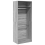 Engineered wood wardrobe in Sonoma grey, 80x50x200 cm. by , Wardrobes - Ref: Foro24-3307797, Price: 177,66 €, Discount: %