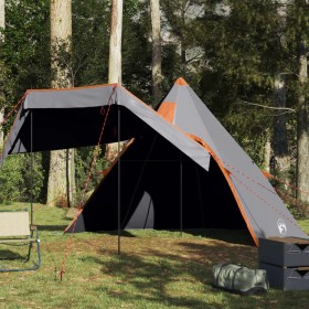 Tipi-Zelt für 5 Personen, wasserdicht, grau. von , Zelte - Ref: Foro24-4009409, Preis: 86,99 €, Rabatt: %