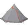 Tienda de campaña tipi para 5 personas impermeable gris by , tents - Ref: Foro24-4009409, Price: 80,22 €, Discount: %