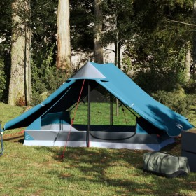 Waterproof blue tent for 2 people by , tents - Ref: Foro24-4009435, Price: 81,71 €, Discount: %