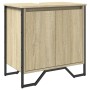 Bathroom vanity cabinet made of Sonoma oak engineered wood, measuring 60x35x60 cm. by , Bathroom furniture - Ref: Foro24-8486...