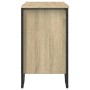 Bathroom vanity cabinet made of Sonoma oak engineered wood, measuring 60x35x60 cm. by , Bathroom furniture - Ref: Foro24-8486...