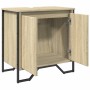 Bathroom vanity cabinet made of Sonoma oak engineered wood, measuring 60x35x60 cm. by , Bathroom furniture - Ref: Foro24-8486...