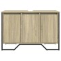 Bathroom vanity cabinet in engineered oak Sonoma wood 91x35x60 cm by , Bathroom furniture - Ref: Foro24-848660, Price: 97,36 ...