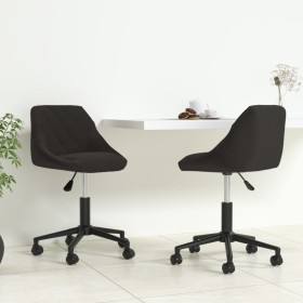 Swivel dining chairs 2 pcs black velvet by , dining chairs - Ref: Foro24-335492, Price: 132,99 €, Discount: %