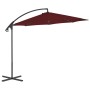 Cantilever umbrella with a 300 cm burgundy red steel pole by vidaXL, Umbrellas - Ref: Foro24-312506, Price: 131,14 €, Discoun...