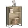 Engineered wood bookshelf in Sonoma oak, 80x31x106 cm. by , Bookcases and shelves - Ref: Foro24-848625, Price: 67,08 €, Disco...