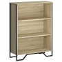 Engineered wood bookshelf in Sonoma oak, 80x31x106 cm. by , Bookcases and shelves - Ref: Foro24-848625, Price: 67,08 €, Disco...