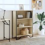 Engineered wood bookshelf in Sonoma oak, 80x31x106 cm. by , Bookcases and shelves - Ref: Foro24-848625, Price: 67,08 €, Disco...