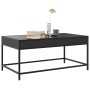 Coffee table with Infinity LED black 90x50x41 cm by , Coffee table - Ref: Foro24-847687, Price: 123,43 €, Discount: %