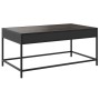 Coffee table with Infinity LED black 90x50x41 cm by , Coffee table - Ref: Foro24-847687, Price: 123,43 €, Discount: %