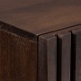 Tall solid mango wood sideboard in brown 60x34x100 cm by , CD and DVD storage - Ref: Foro24-377586, Price: 198,50 €, Discount: %