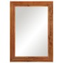 Solid acacia wood and glass bathroom mirror 50x70 cm by , Bathroom furniture - Ref: Foro24-377590, Price: 64,02 €, Discount: %