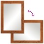 Solid acacia wood and glass bathroom mirror 50x70 cm by , Bathroom furniture - Ref: Foro24-377590, Price: 64,02 €, Discount: %