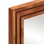 Solid acacia wood and glass bathroom mirror 50x70 cm by , Bathroom furniture - Ref: Foro24-377590, Price: 64,02 €, Discount: %