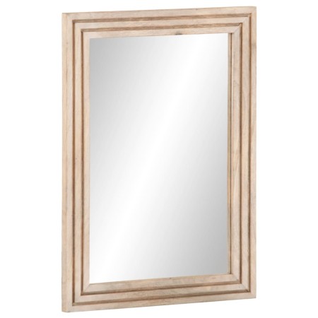 Espejo de baño madera maciza de mango y vidrio 50x70 cm de , Muebles de baño - Ref: Foro24-377592, Precio: 52,24 €, Descuento: %