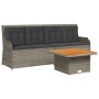 Set de muebles de jardín 3 pzas y cojines ratán sintético gris de , Conjuntos de jardín - Ref: Foro24-3262102, Precio: 534,18...