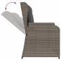 3-piece garden furniture set and gray synthetic rattan cushions by , Garden sets - Ref: Foro24-3262102, Price: 534,75 €, Disc...