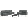 2-piece dark gray fabric sofa set by , Sofas - Ref: Foro24-3278320, Price: 503,34 €, Discount: %