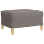 Sofagarnitur mit Fußhocker, 3-teilig, in Grau-Taupe Stoff. von , Sofas - Ref: Foro24-3278334, Preis: 582,40 €, Rabatt: %