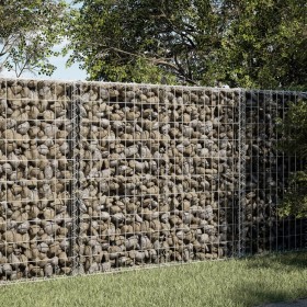 Gabion basket with galvanized iron cover 100x50x100 cm by , Pots and planters - Ref: Foro24-3295142, Price: 55,12 €, Discount: %