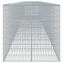 Gabion basket with galvanized iron cover 1100x100x100 cm by , Pots and planters - Ref: Foro24-3295210, Price: 658,59 €, Disco...