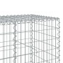 Gabion basket with galvanized iron cover 1100x100x100 cm by , Pots and planters - Ref: Foro24-3295210, Price: 658,59 €, Disco...