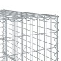 Gabion basket with galvanized iron cover 700x100x150cm by , Pots and planters - Ref: Foro24-3295219, Price: 520,99 €, Discoun...