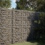 Galvanized iron gabion basket with cover 100x100x200 cm by , Pots and planters - Ref: Foro24-3295225, Price: 103,99 €, Discou...