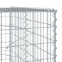 Galvanized iron gabion basket with cover 100x100x200 cm by , Pots and planters - Ref: Foro24-3295225, Price: 103,99 €, Discou...