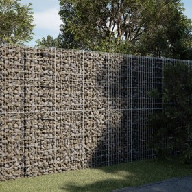 Gabion basket with galvanized iron cover 200x100x200cm by , Pots and planters - Ref: Foro24-3295227, Price: 186,99 €, Discoun...