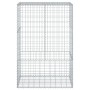 Gabion basket with galvanized iron cover 100x50x150 cm by , Pots and planters - Ref: Foro24-3295154, Price: 85,99 €, Discount: %