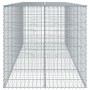 Cesta de gaviones con cubierta hierro galvanizado 400x100x100cm de , Maceteros y jardineras - Ref: Foro24-3295196, Precio: 22...