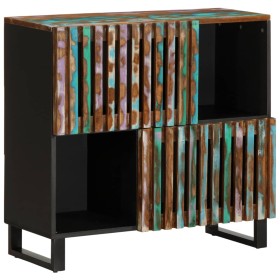 Solid acacia wood sideboard 80x34x75 cm by , Lockers and storage cabinets - Ref: Foro24-377573, Price: 145,99 €, Discount: %