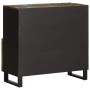 Solid acacia wood sideboard 80x34x75 cm by , Lockers and storage cabinets - Ref: Foro24-377573, Price: 130,76 €, Discount: %