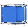 Tumbonas plegables con techo 2 uds aluminio y textilene azul de vidaXL, Tumbonas - Ref: Foro24-312457, Precio: 179,73 €, Desc...