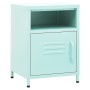 Bedside tables 2 units mint green steel 35x35x51 cm by , Nightstands - Ref: Foro24-3095219, Price: 169,58 €, Discount: %