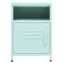 Bedside tables 2 units mint green steel 35x35x51 cm by , Nightstands - Ref: Foro24-3095219, Price: 169,58 €, Discount: %