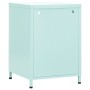 Bedside tables 2 units mint green steel 35x35x51 cm by , Nightstands - Ref: Foro24-3095219, Price: 169,58 €, Discount: %