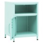 Bedside tables 2 units mint green steel 35x35x51 cm by , Nightstands - Ref: Foro24-3095219, Price: 169,58 €, Discount: %