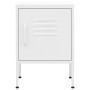 Mesita de noche acero blanco 35x35x51 cm de , Mesitas de noche - Ref: Foro24-336215, Precio: 76,76 €, Descuento: %