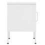 Mesita de noche acero blanco 35x35x51 cm de , Mesitas de noche - Ref: Foro24-336215, Precio: 76,76 €, Descuento: %