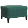 Set of sofas with 3 dark green velvet cushions by , Sofas - Ref: Foro24-3278423, Price: 568,16 €, Discount: %