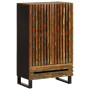 Solid acacia wood tall sideboard 60x34x100 cm by , CD and DVD storage - Ref: Foro24-377588, Price: 180,77 €, Discount: %