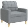 4-piece light gray fabric sofa set with footrests by , Sofas - Ref: Foro24-3278295, Price: 688,27 €, Discount: %