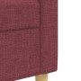 Sofagarnitur mit Fußhocker, 3-teilig, Stoff in Weinrot. von , Sofas - Ref: Foro24-3278333, Preis: 634,04 €, Rabatt: %