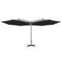 Double umbrella with anthracite steel pole 600 cm by vidaXL, Umbrellas - Ref: Foro24-312564, Price: 149,16 €, Discount: %