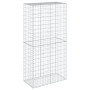 Gabion basket with galvanized iron cover 100x50x200 cm by , Pots and planters - Ref: Foro24-3295166, Price: 94,86 €, Discount: %